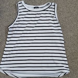 Black and white striped shirt